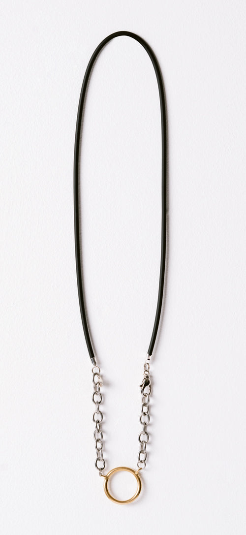 Holder Necklace - Rubber Cord