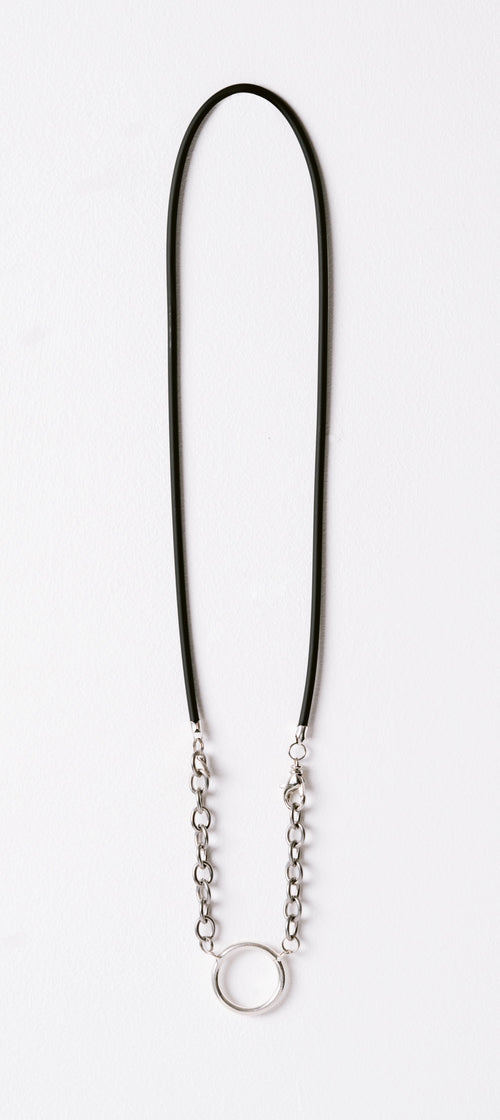 Holder Necklace - Rubber Cord